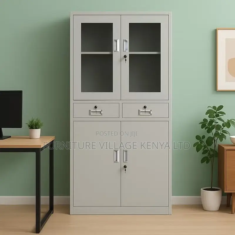 Office Cabinet; 2-door Metallic Office Filling Cabinet