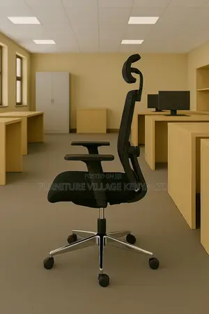 Office Chair; High Back Orthopedic Office Seat