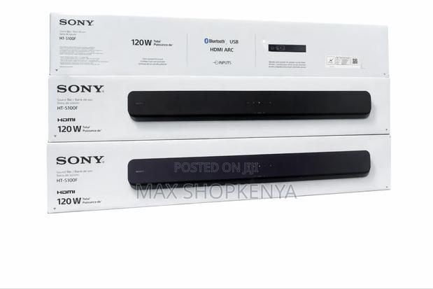 Sony Soundbar Ht-100f With 120w Output