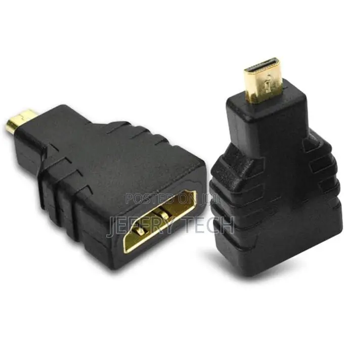 2pcs Micro Hdmi Male to Hdmi Female Converter Adapter