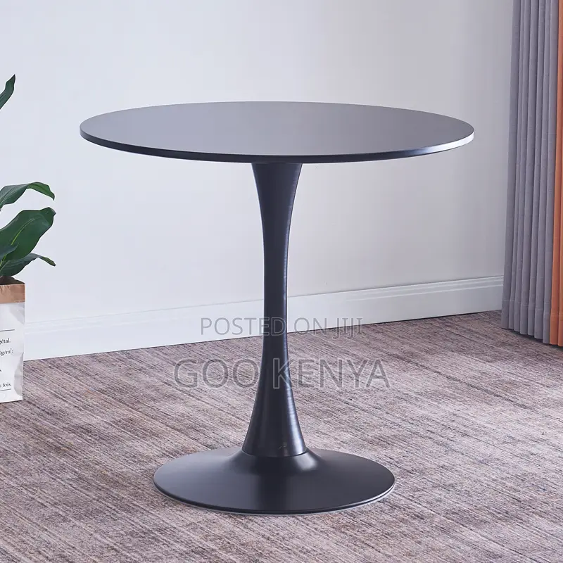 Home Table; Elegant Round Marble Dining Table