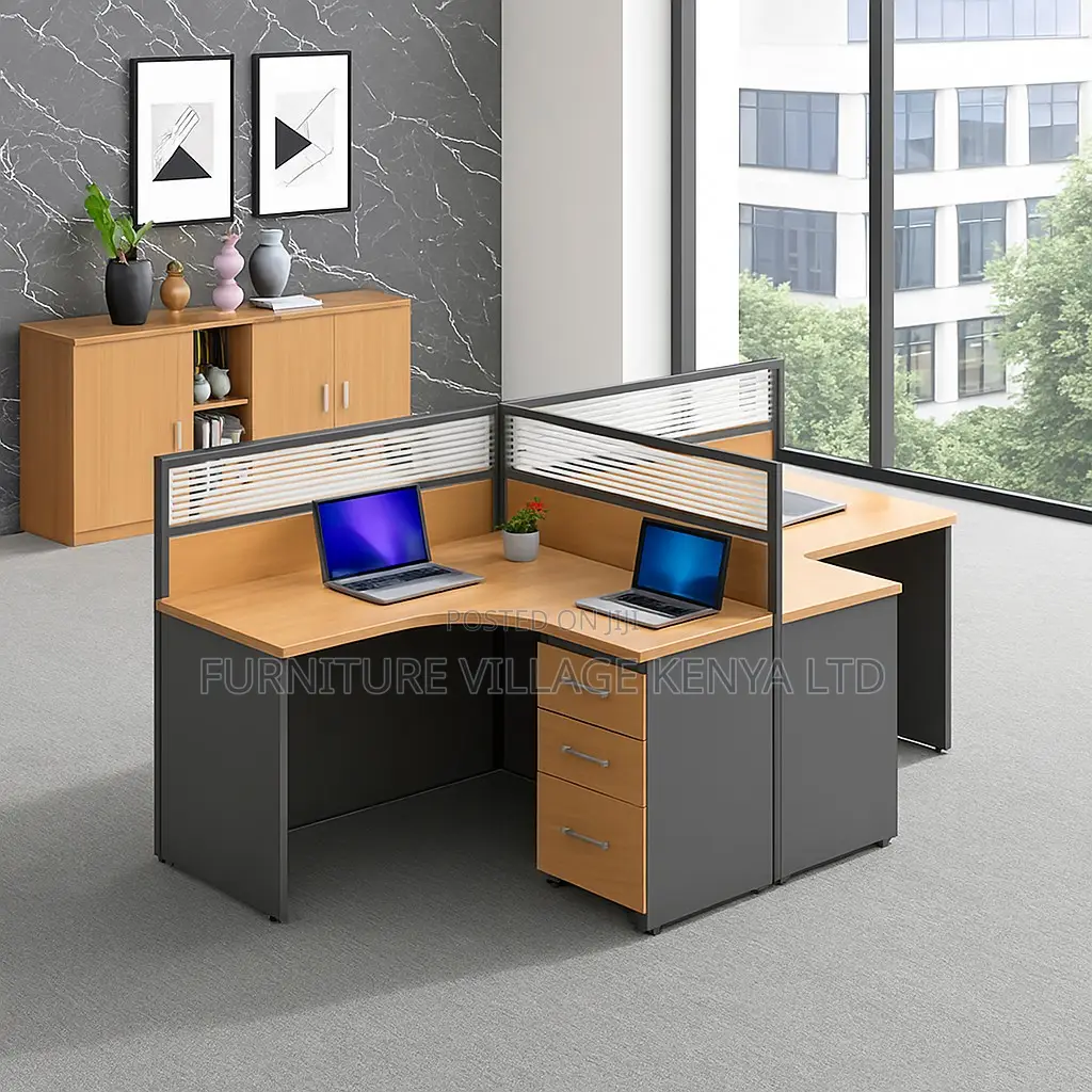 Workstation; Office 2-way Curved Workstation