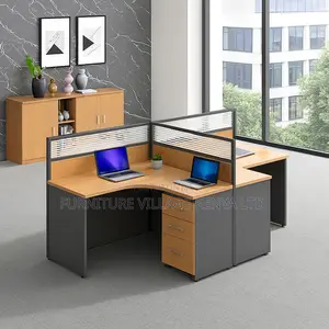 Workstation; Office 2-way Curved Workstation