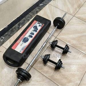 New Affordable Quality Long Lasting/50kg Dumbbell Set - thumbnail 2