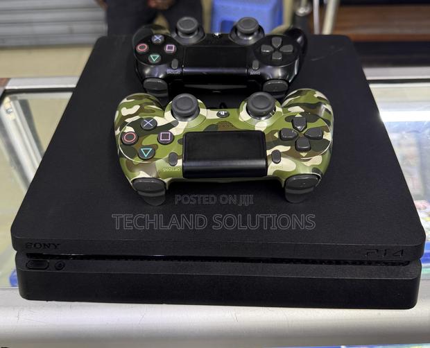 Hot Uk Ps4 Slim Chipped Machine With 10 Games - thumbnail 3