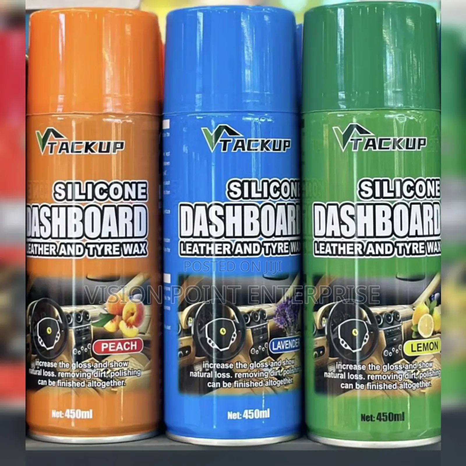 Dashboard Leather and Tyre Wax