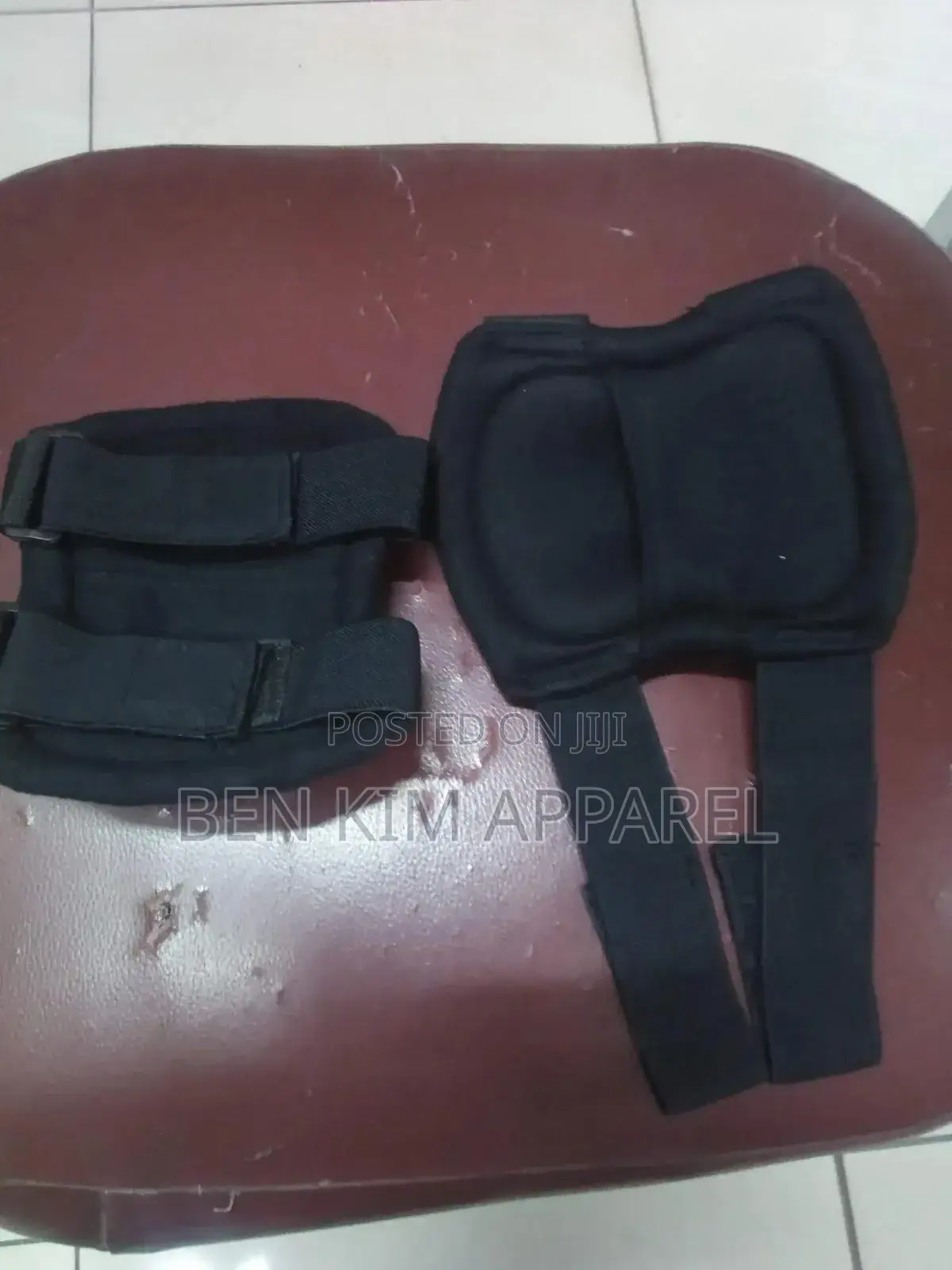 Tactical Knee Caps Black Padded With Abs Plastic Outer Shell
