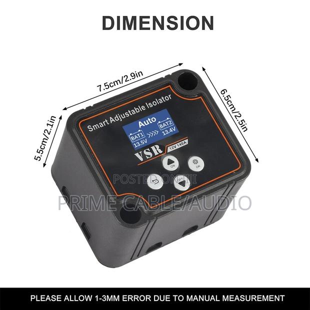 Battery Isolator Voltage Sensitive Relay VSR 12v 140a - thumbnail 2
