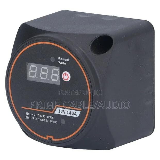 12v 140a Waterproof Dual Battery Isolator With Digital Display - thumbnail 3