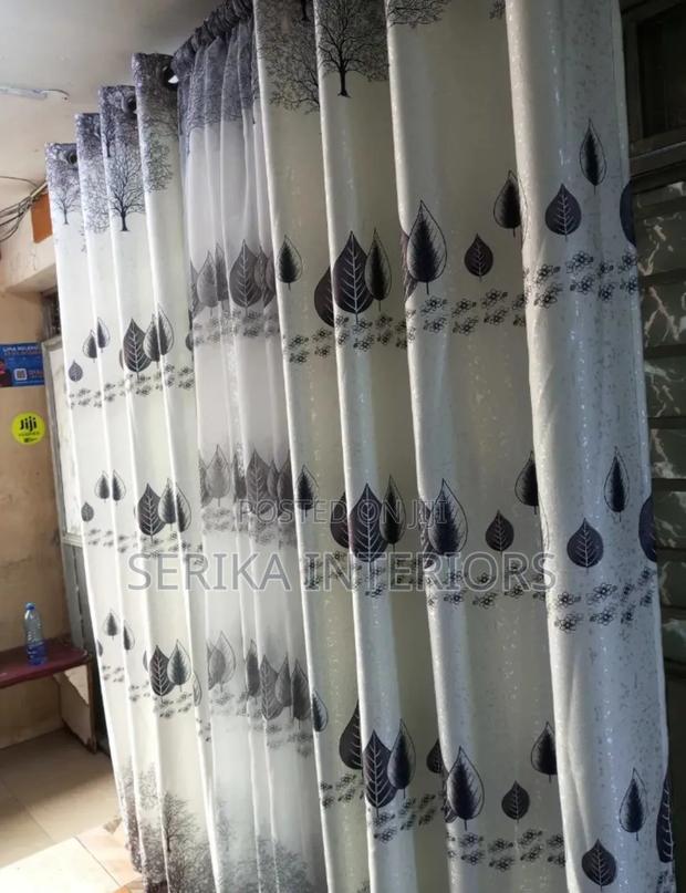 Charming Dark Grey White Curtains Curtains Environmental Friendly