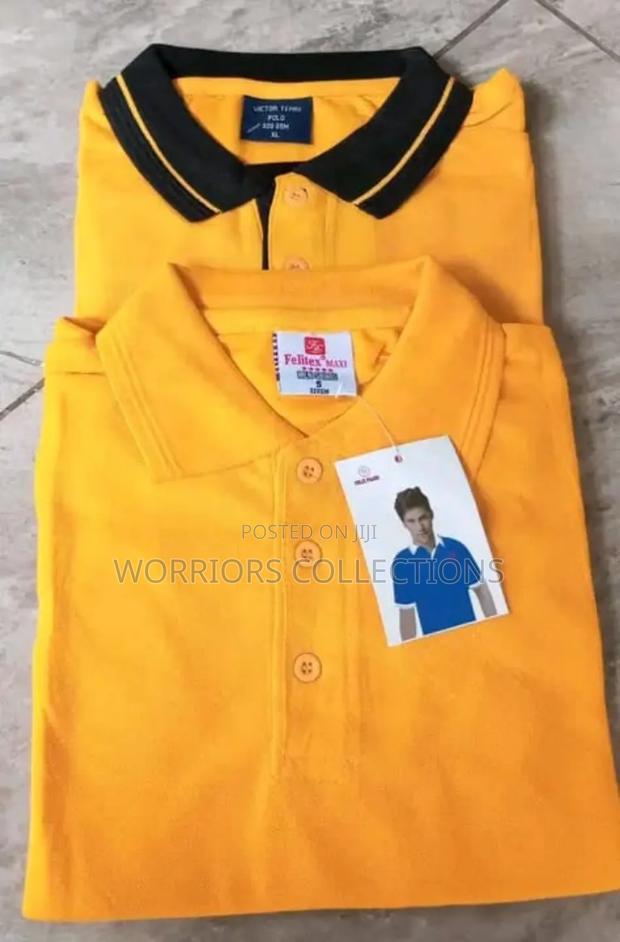 Yello and Pink Black Polo T-Shirts Available
