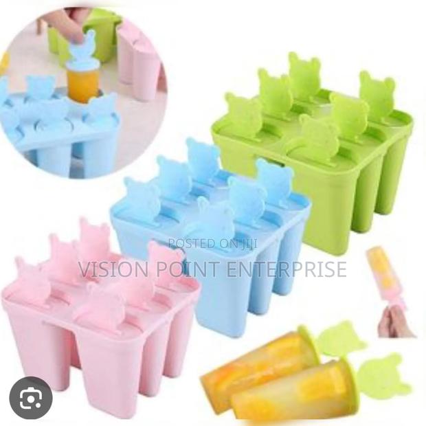 6slot Ice Cream Mold Reusable Popsicle