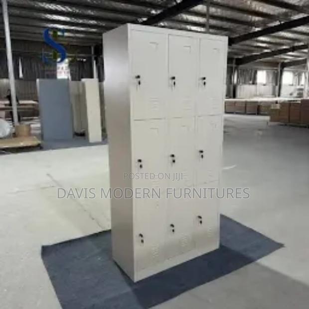 White Cabinet With Drawers - main view