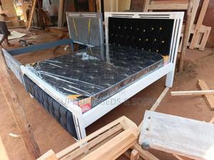 Modern Two-Tone Panel Bed Size 5 by 6 - thumbnail 2