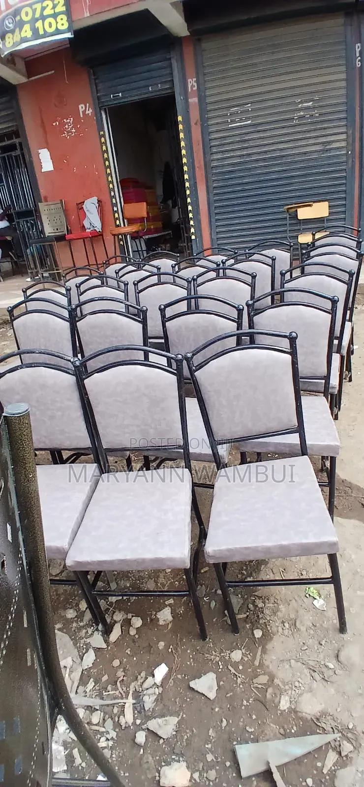 Grey Chairs for Club and Hotel