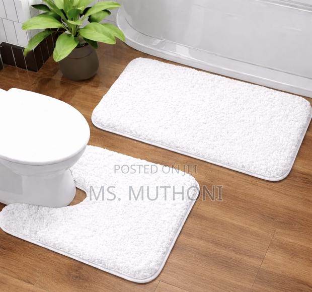 Bathroom 2pcs Ultra-Soft Plush Bath Mat Set* - thumbnail 2