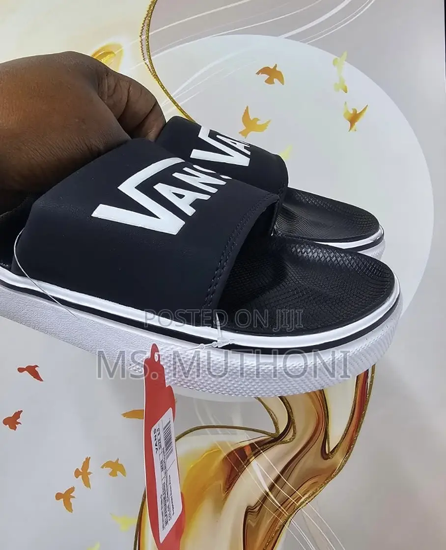 Black Vans La Costa Slide-on Sandals Size 40-45