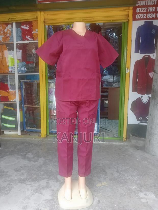 Maroon Scrubs - main view