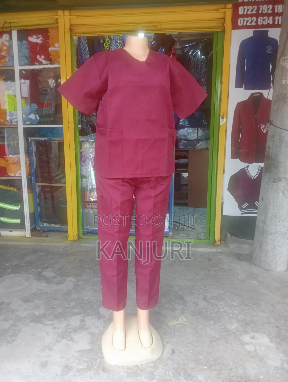 Maroon Scrubs