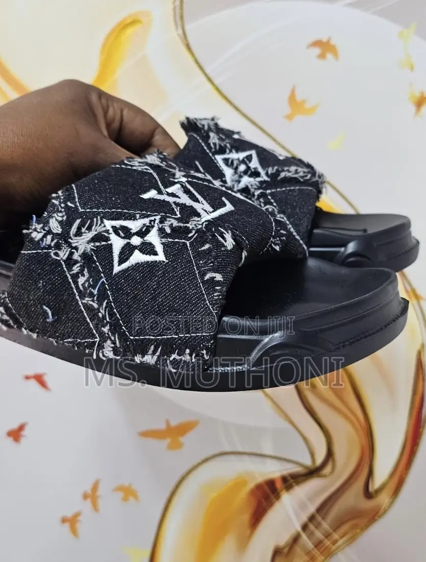 Louis Vuitton Style Medicated Slippers / Slides Size 40-45