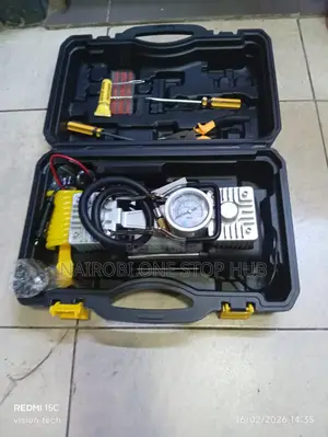 Air Compressor With Toolkit