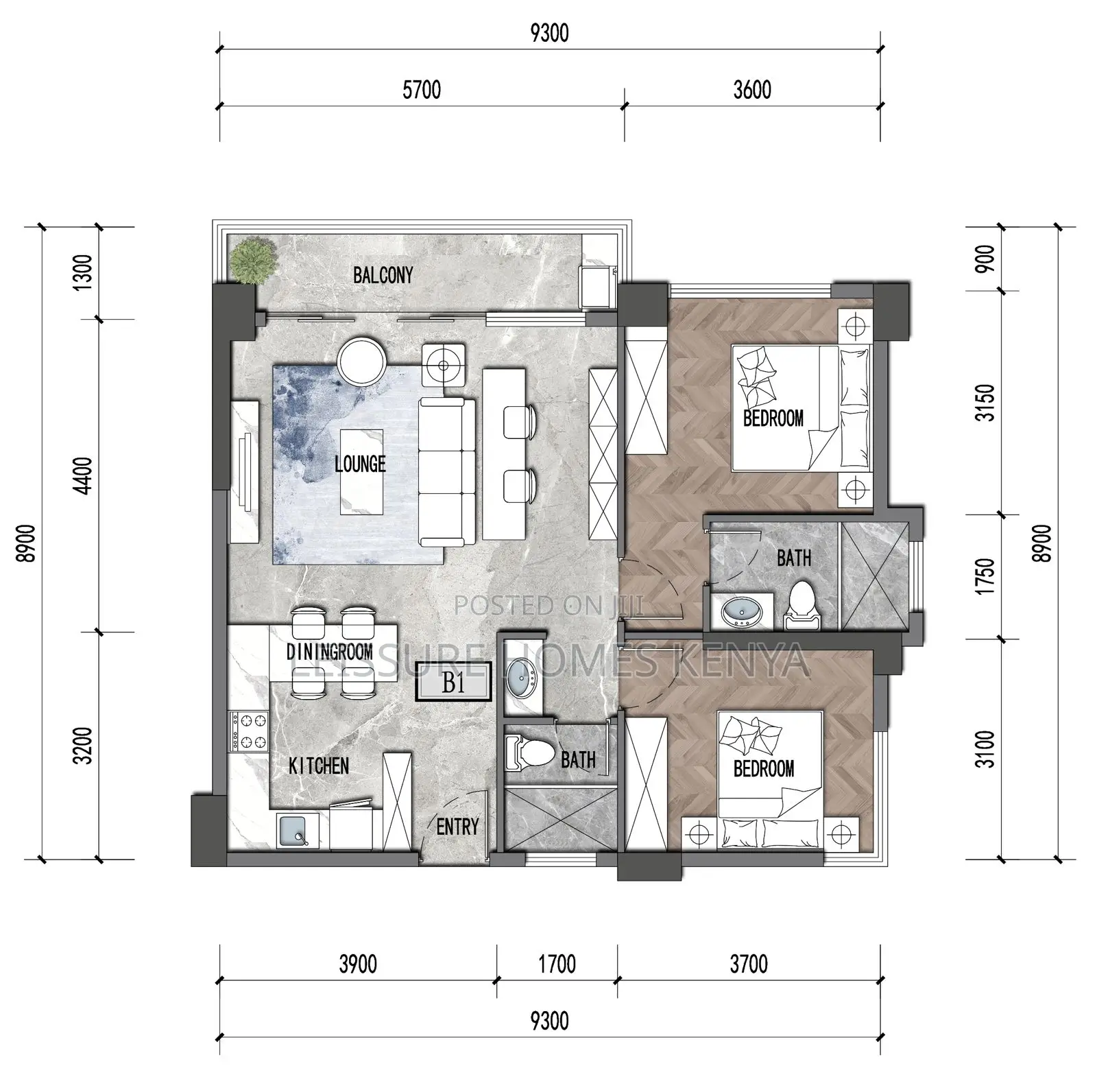 3bdrm Apartment in Westlands for sale