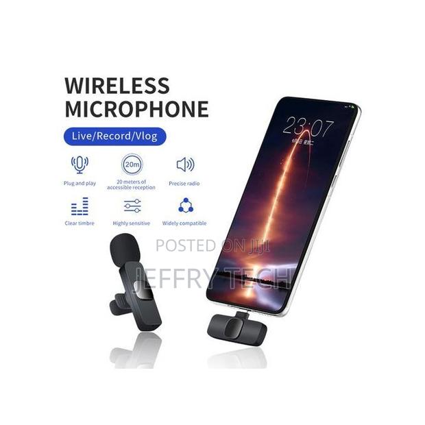 2.4ghz Wireless Clip-on Lavalier Microphone Type-C for Live Vlog Video - thumbnail 2