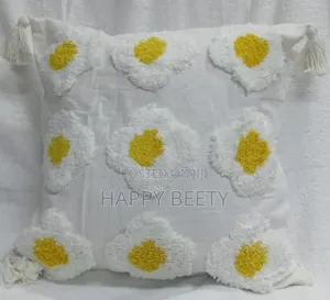 Boho Vintage Tufted Throw Pillow Covers With Tassels