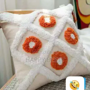 Boho Vintage Tufted Throw Pillow Covers With Tassels