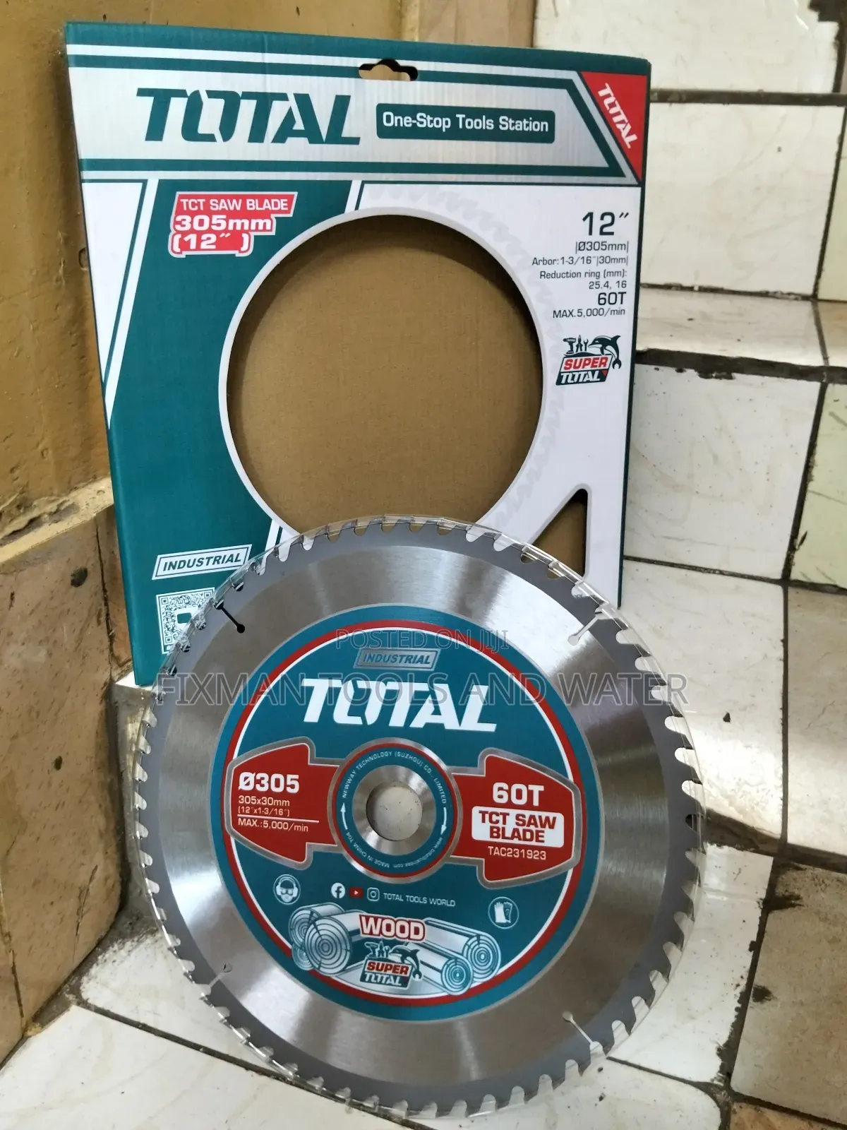 Diamond Tct Saw Blade 305mm 12 " Inches 60t Wood Cutting Disc