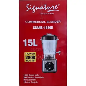 2800 Watts Signature Commercial Blender With 15 Litres Jar