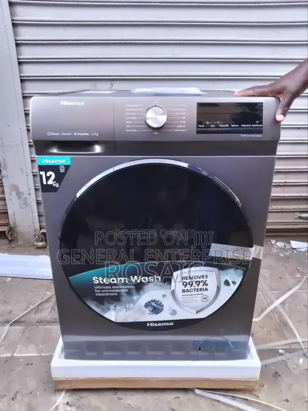 Hisense Front Load Washing Machine 12kg Wash and Spin