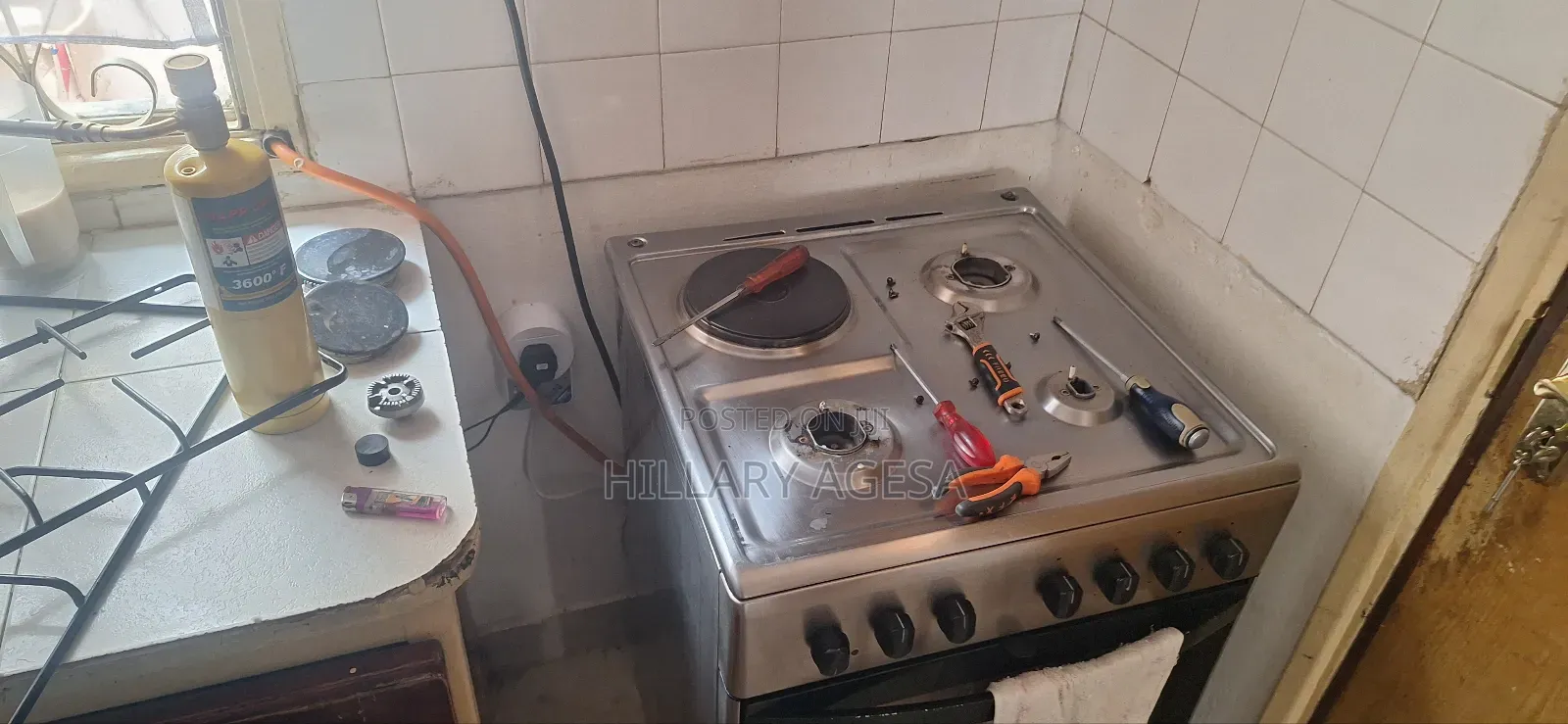 Electric Gas Cooker Auto Ignition Repair and General Service