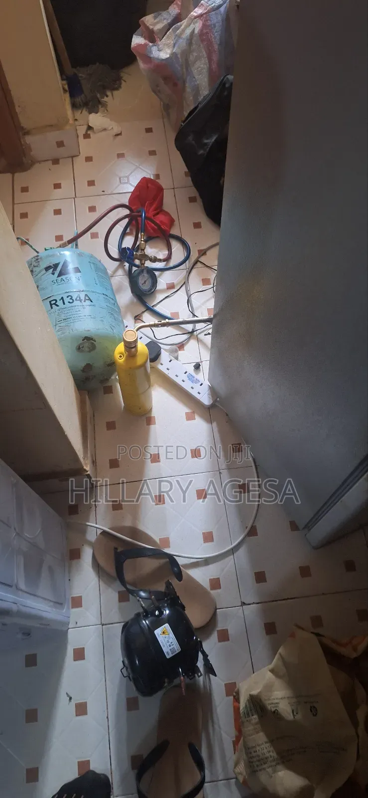 Fridge Compressor Replacement and Gas Refill