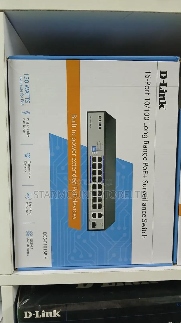 D-Link Des-F1016p-E Switch - thumbnail 2
