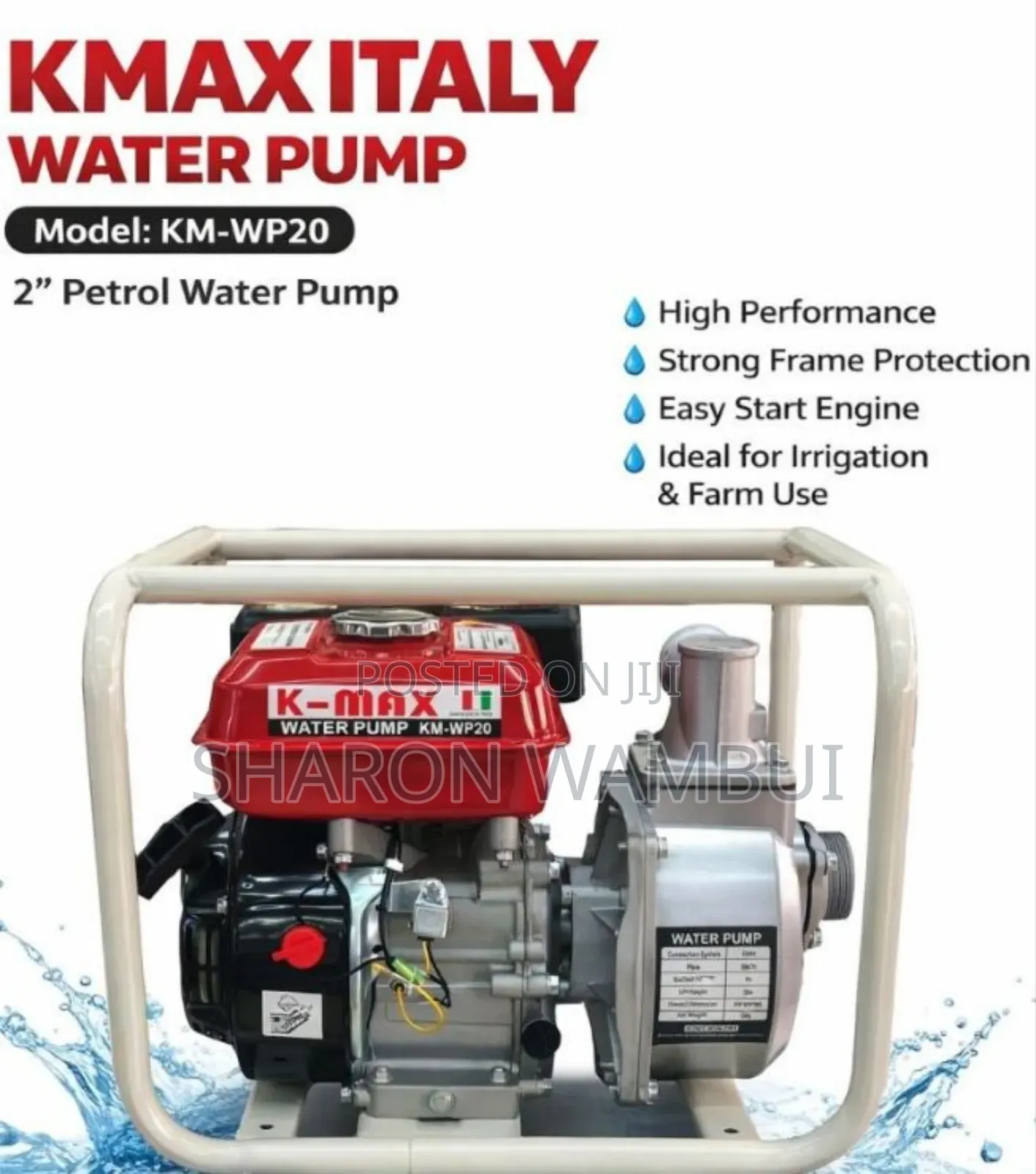 K-Max Italy 2inch Water Pump /2 Inch K-Max Italy Water Pump