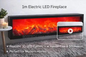 1mtr Electric Fireplace Deco.