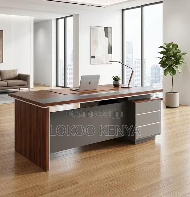 Office Desk; 2 M L Shape Ceo's Executive Work Desk - thumbnail 3