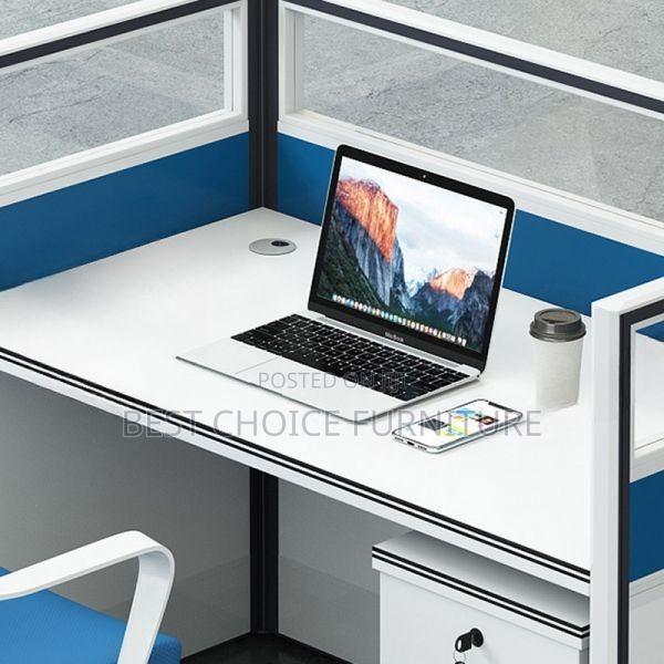 Office Workstations; Collaborative 6-Seater Multi-Coloured Office Desk - thumbnail 3