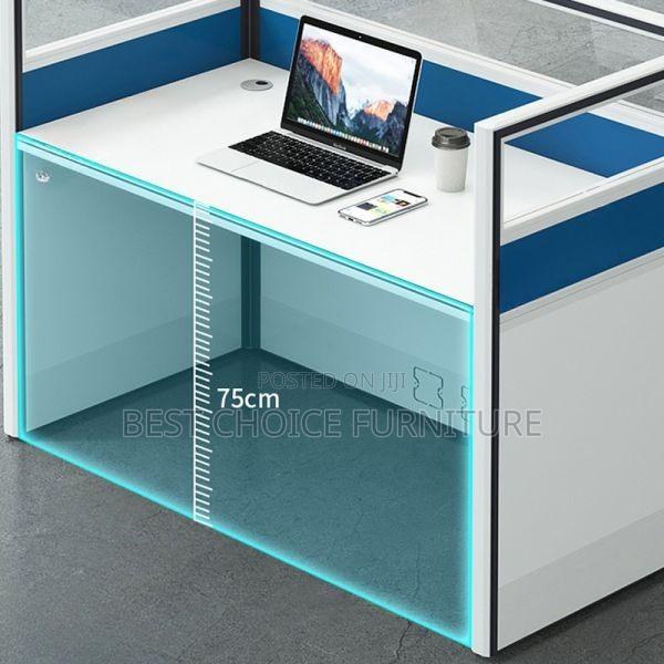 Office Workstations; Collaborative 6-Seater Multi-Coloured Office Desk - thumbnail 4