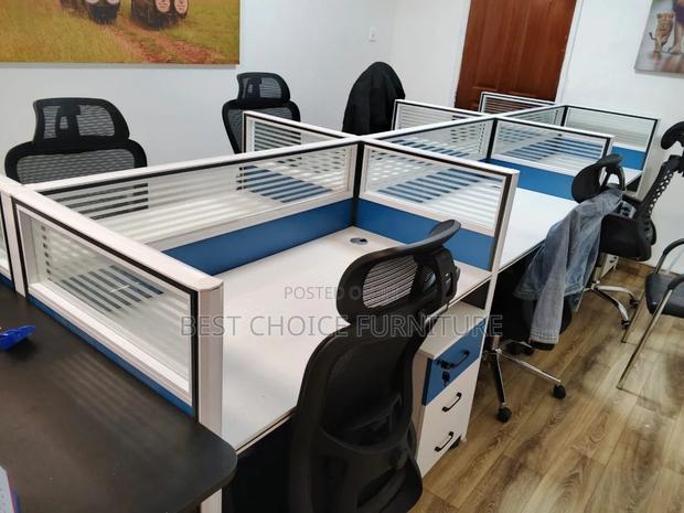 Office Workstations; Collaborative 6-Seater Multi-Coloured Office Desk - thumbnail 19