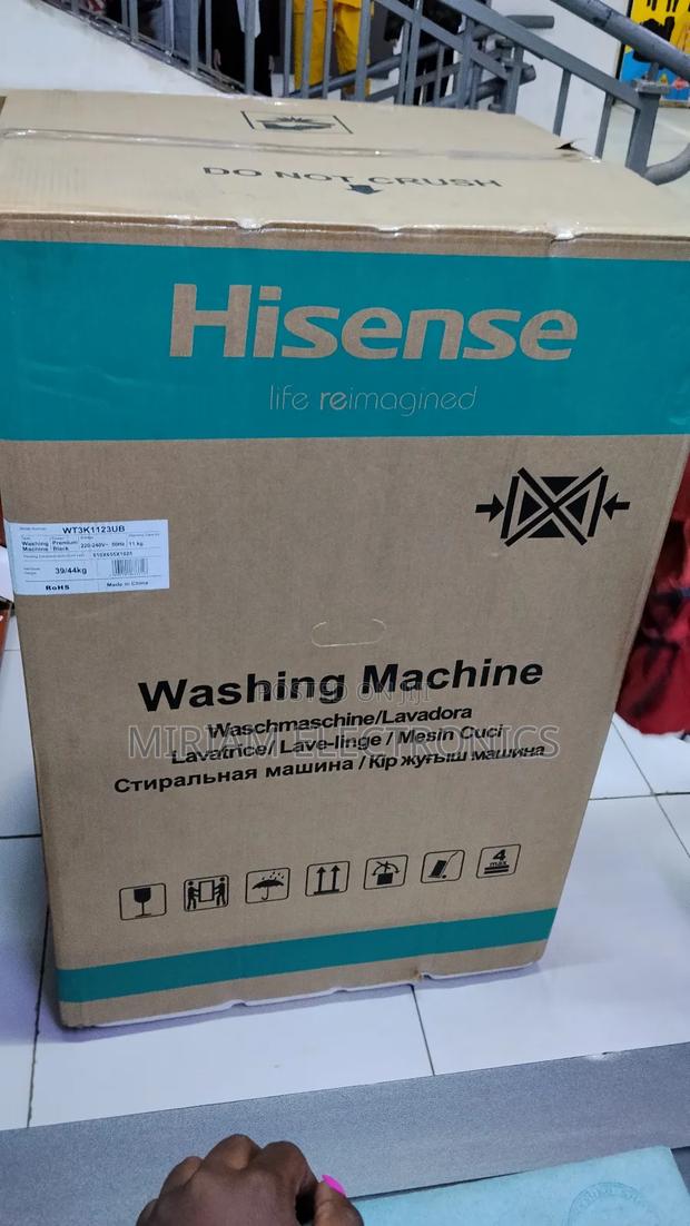 Hisense Wt3k1123ub 11kg Top Load Washing Machine - thumbnail 3