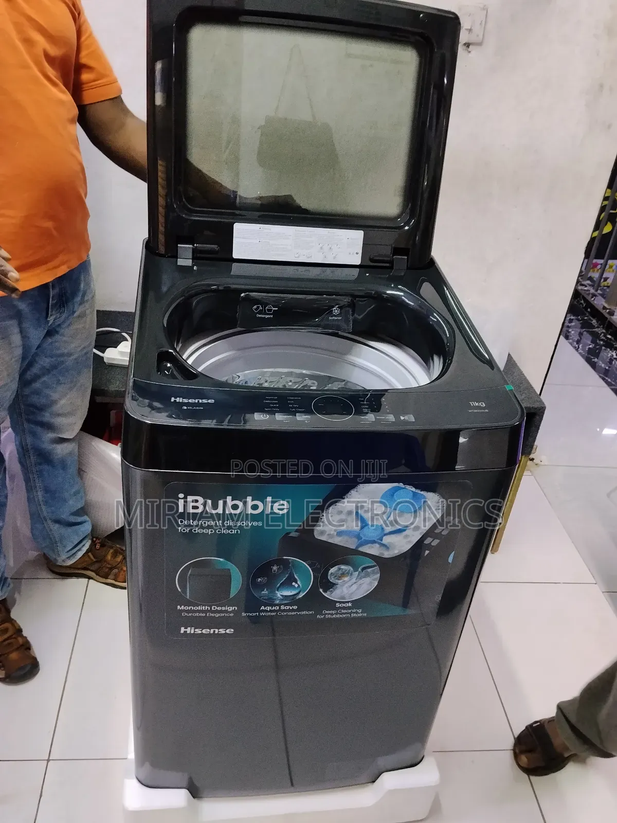 Hisense Wt3k1123ub 11kg Top Load Washing Machine