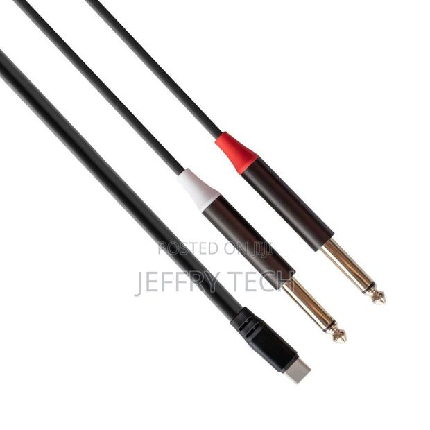 Type C Dual 6.5mm Jack Mono 1.8m - thumbnail 3