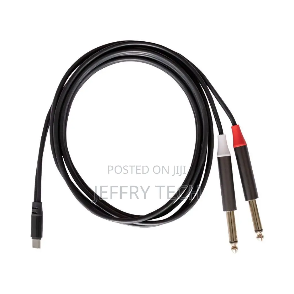 Type C Dual 6.5mm Jack Mono 1.8m