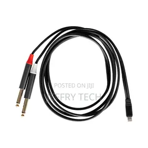 Lightning/iPhone Dual 6.5mm Jack Mono 1.8m