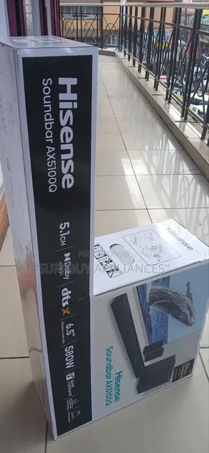Hisense Ax5100q 5.1-Channel Soundbar System With Wireless Subwoofer
