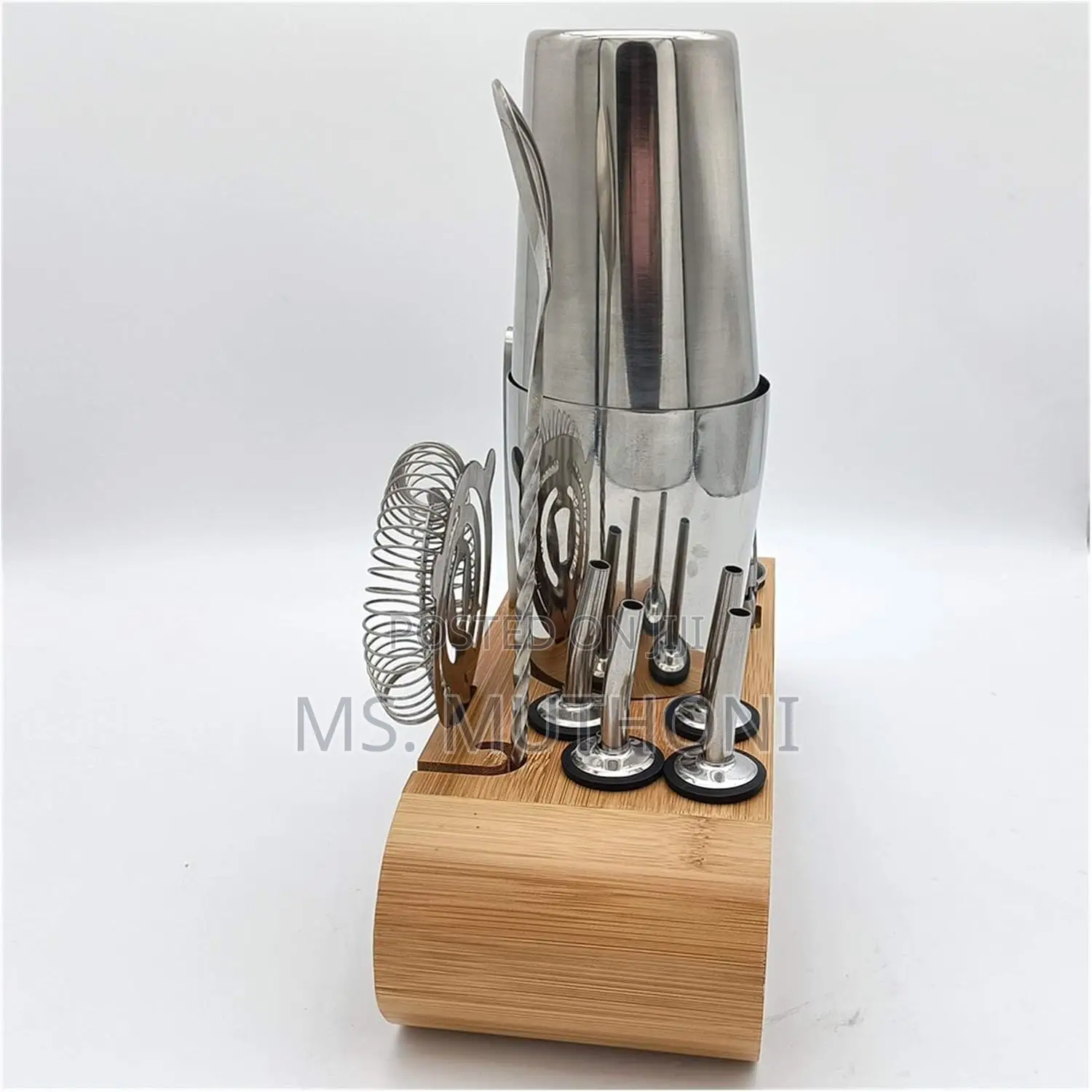 12pc Stainless Steel Tin on Tin Bar Cocktail Set Now Available