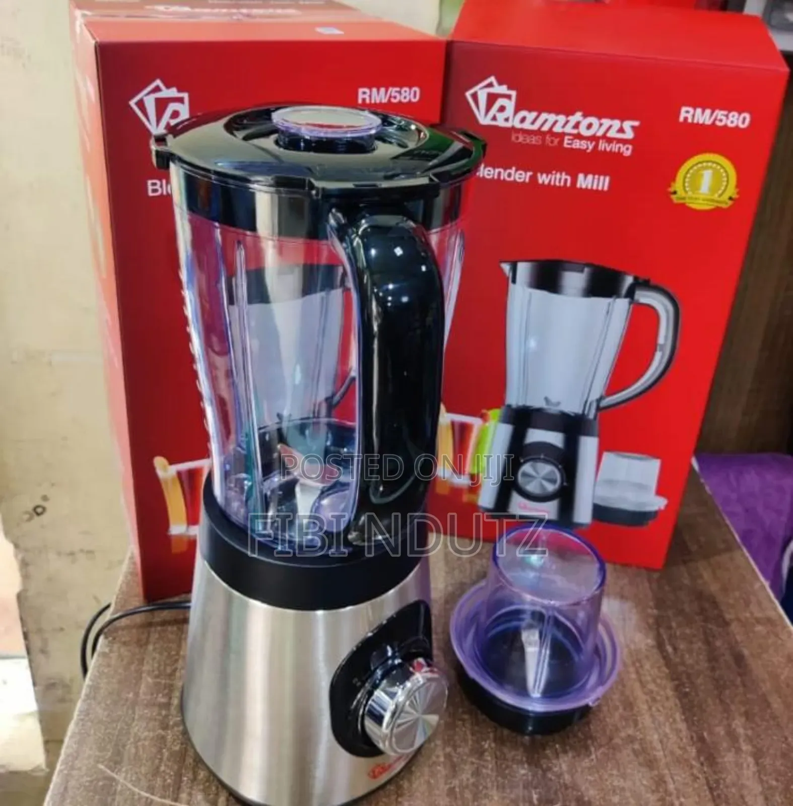 Ramtons Blender Stainless Steel Rm580