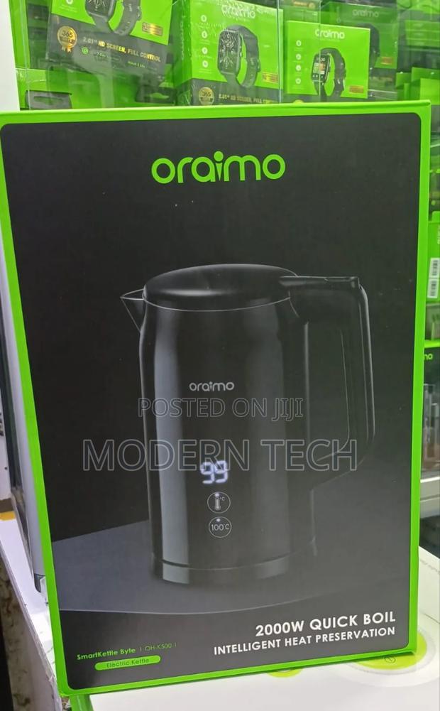 Oraimo Smartkettle Byte 2000w 304 Stainless Steel Electric Kettle - main view